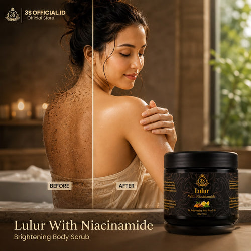 LULUR HITAM 3S ( BLACK SCRUB BY INDONESIA )